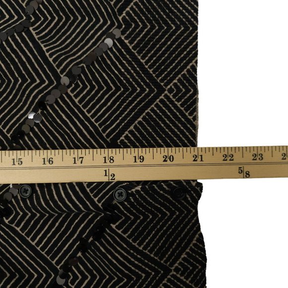 Ann Taylor Loft Button Front Knit Cardigan M Geometric Sequins Light Weight NEW - Picture 6 of 15